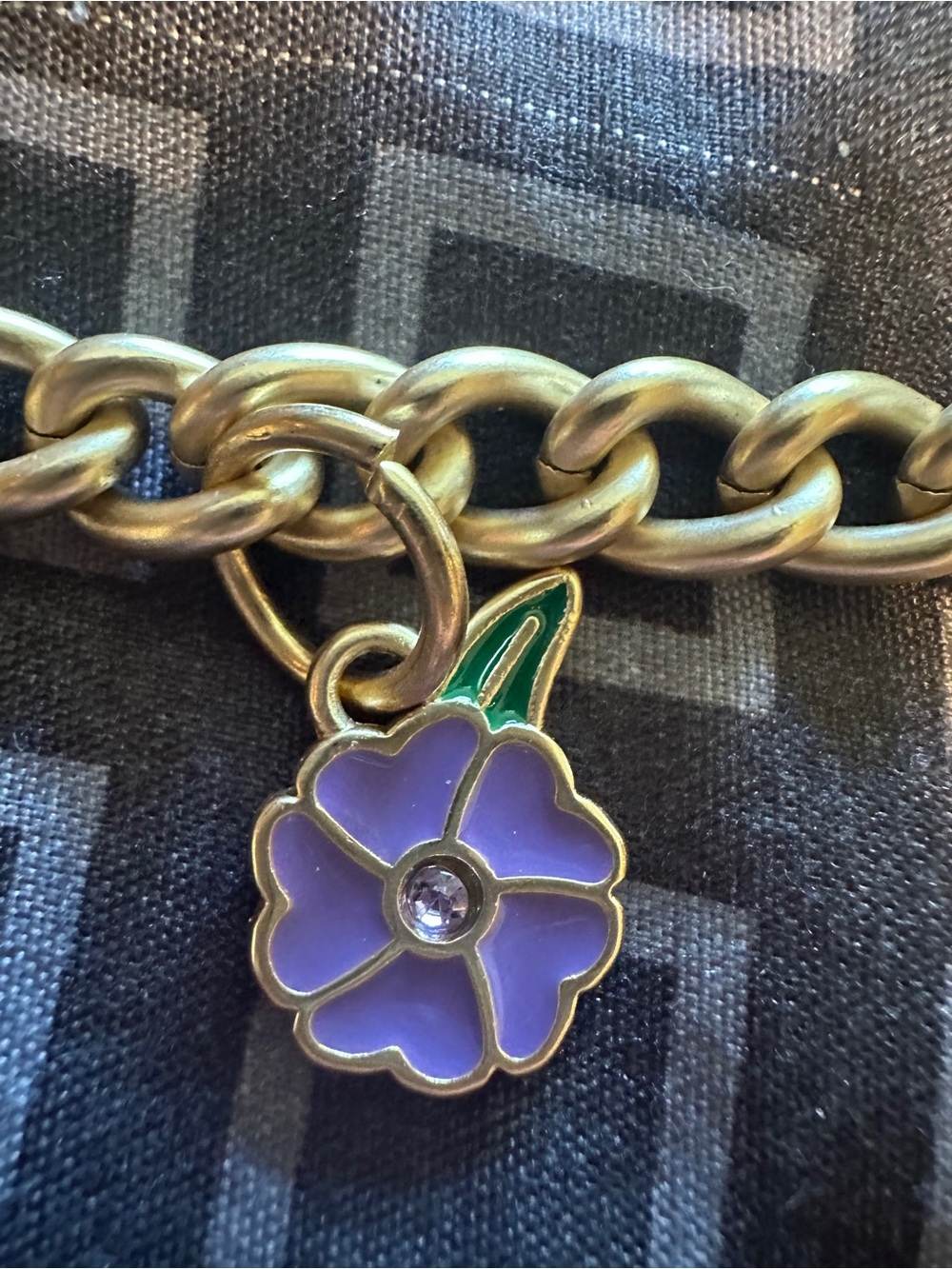 Coach Gold-tone Logo Tag Keychain Charm - Picture 10 of 11